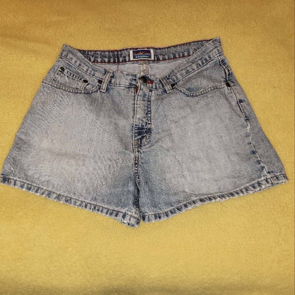 North Crest denim shorts